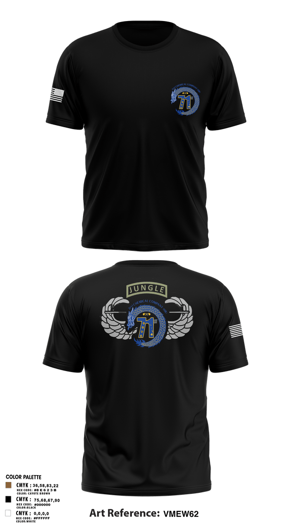 Short Sleeve Performance Shirt, 71st Chemical Company (HR), Army, Teamtime, Team time, sublimation, custom sports apparel, team uniforms, spirit wear, spiritwear, sports uniforms, custom shirts, team store, custom team store, fundraiser sports, apparel fundraiser