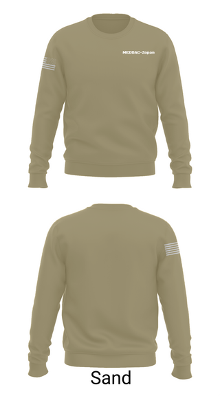 Crew Neck Sweatshirt, MEDDAC-Japan, , Teamtime, Team time, sublimation, custom sports apparel, team uniforms, spirit wear, spiritwear, sports uniforms, custom shirts, team store, custom team store, fundraiser sports, apparel fundraiser
