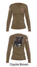 1-174th ADA RGT 76642958 Women's Long Sleeve V-neck Shirt - 16