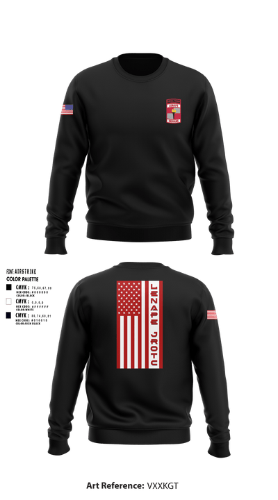 Lenape High School Army JROTC 4758129 Crew Neck Sweatshirt - 1
