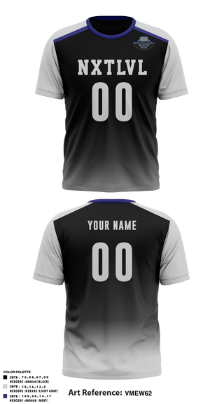 Short Sleeve Performance Shirt, NXTLVLVOLLEYBALL, Men's Volleyball, Teamtime, Team time, sublimation, custom sports apparel, team uniforms, spirit wear, spiritwear, sports uniforms, custom shirts, team store, custom team store, fundraiser sports, apparel fundraiser