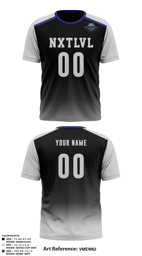 Short Sleeve Performance Shirt, NXTLVLVOLLEYBALL, Men's Volleyball, Teamtime, Team time, sublimation, custom sports apparel, team uniforms, spirit wear, spiritwear, sports uniforms, custom shirts, team store, custom team store, fundraiser sports, apparel fundraiser