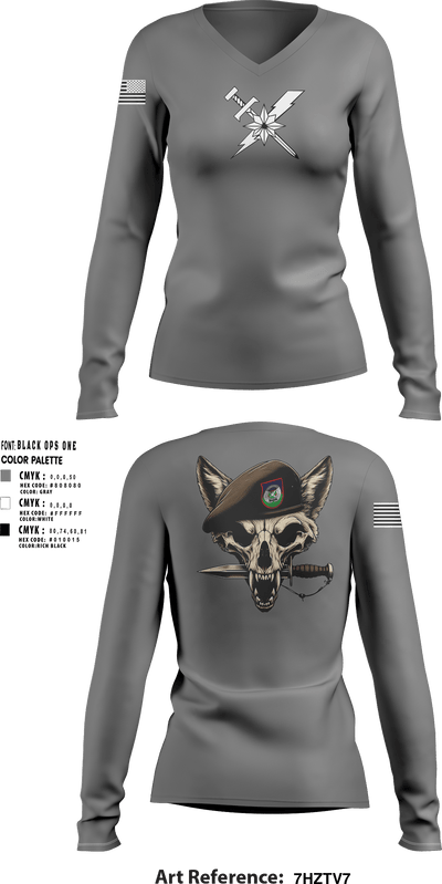 82EASOS 24073649 Women's Long Sleeve V-neck Shirt - 8