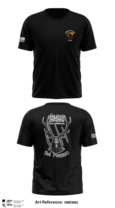3rd Platoon 72140554 Short Sleeve Performance Shirt - 8