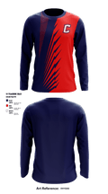 Hopkins County Central High School Track & Field 30839293 Long Sleeve Performance Shirt - 1