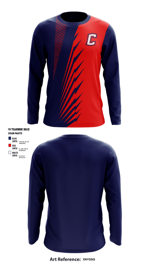 Long Sleeve Performance Shirt, Hopkins County Central High School Track & Field, Track & Field, Teamtime, Team time, sublimation, custom sports apparel, team uniforms, spirit wear, spiritwear, sports uniforms, custom shirts, team store, custom team store, fundraiser sports, apparel fundraiser