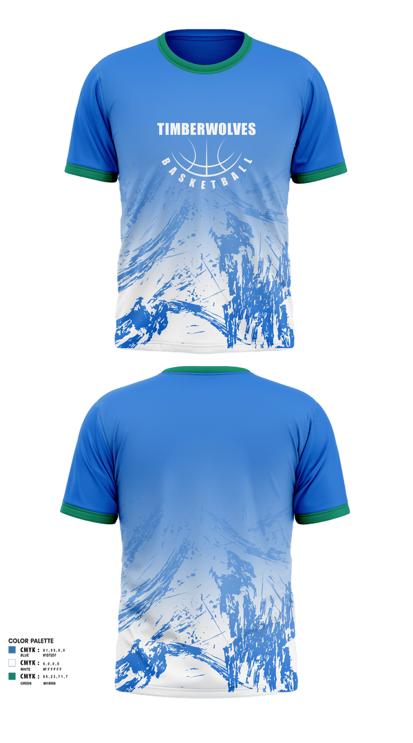 Short Sleeve Performance Shirt, Timberwolves, Men's Basketball, Teamtime, Team time, sublimation, custom sports apparel, team uniforms, spirit wear, spiritwear, sports uniforms, custom shirts, team store, custom team store, fundraiser sports, apparel fundraiser