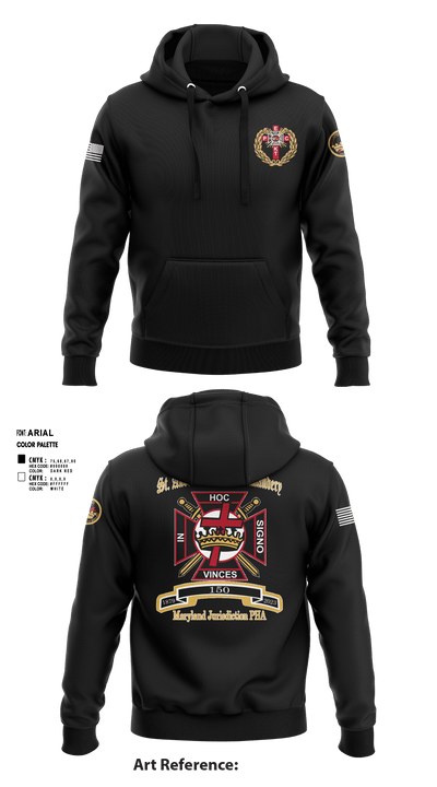 St Andrew’s Grand Commandery 92356155 Hoodie - 1