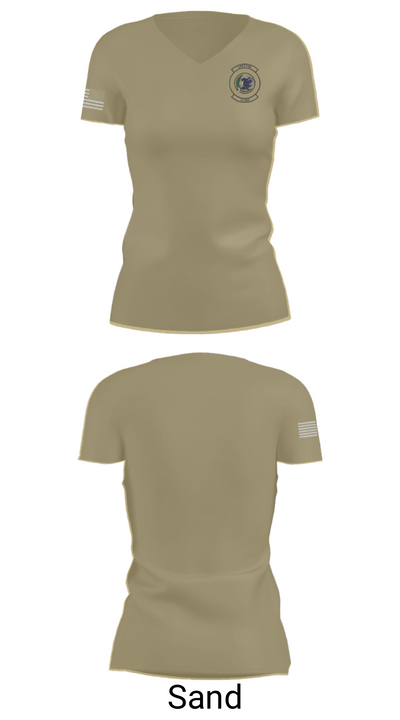 16th amu 31392423 Women's Short Sleeve V-neck Shirt - 88