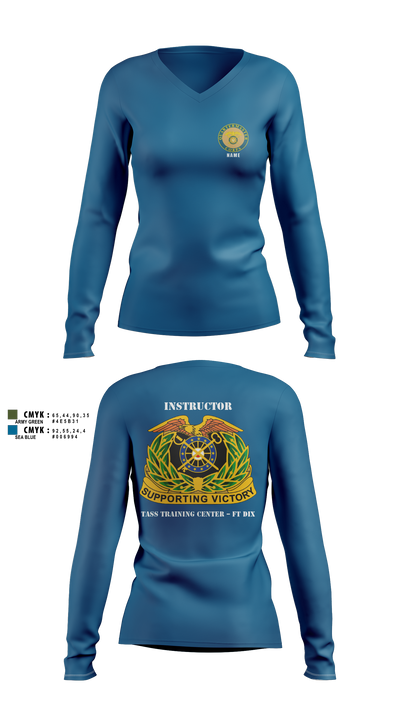 327th MCT Women's Long Sleeve V-neck Shirt - 19