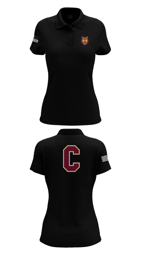 Women's Short Sleeve Performance Polo, Colonie Central High School Volleyball, Women's Volleyball, Teamtime, Team time, sublimation, custom sports apparel, team uniforms, spirit wear, spiritwear, sports uniforms, custom shirts, team store, custom team store, fundraiser sports, apparel fundraiser