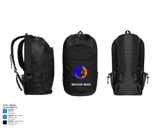 Gear Bag, Southeast Soccer, Men's Soccer, Teamtime, Team time, sublimation, custom sports apparel, team uniforms, spirit wear, spiritwear, sports uniforms, custom shirts, team store, custom team store, fundraiser sports, apparel fundraiser