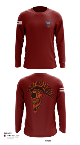 Long Sleeve Performance Shirt, HHC, 311th (T)SC, , Teamtime, Team time, sublimation, custom sports apparel, team uniforms, spirit wear, spiritwear, sports uniforms, custom shirts, team store, custom team store, fundraiser sports, apparel fundraiser