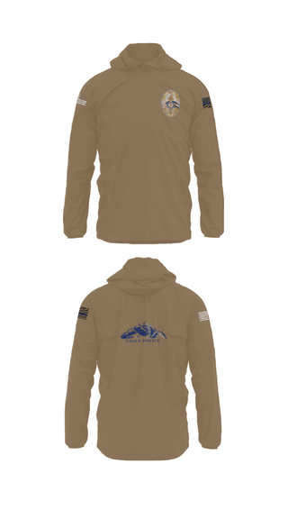 Windbreaker, Eagle Police Department, Police, Teamtime, Team time, sublimation, custom sports apparel, team uniforms, spirit wear, spiritwear, sports uniforms, custom shirts, team store, custom team store, fundraiser sports, apparel fundraiser
