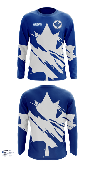 Long Sleeve Performance Shirt, Maplewood Football, Football, Teamtime, Team time, sublimation, custom sports apparel, team uniforms, spirit wear, spiritwear, sports uniforms, custom shirts, team store, custom team store, fundraiser sports, apparel fundraiser