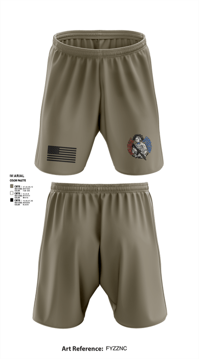 5th special forces group 40960860 Athletic Shorts With Pockets - 3