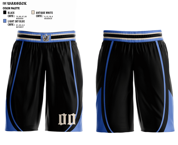 Mens Basketball Shorts, Crusaders, Men's Basketball, Teamtime, Team time, sublimation, custom sports apparel, team uniforms, spirit wear, spiritwear, sports uniforms, custom shirts, team store, custom team store, fundraiser sports, apparel fundraiser