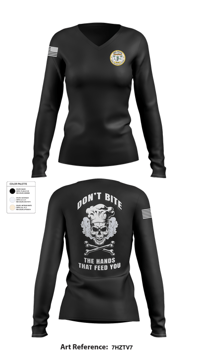 NMRTC 29 PALMS 57837234 Women's Long Sleeve V-neck Shirt - 4