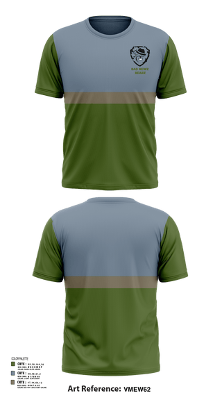 Short Sleeve Performance Shirt, Bad Newz Bearz, E-Sports, Teamtime, Team time, sublimation, custom sports apparel, team uniforms, spirit wear, spiritwear, sports uniforms, custom shirts, team store, custom team store, fundraiser sports, apparel fundraiser