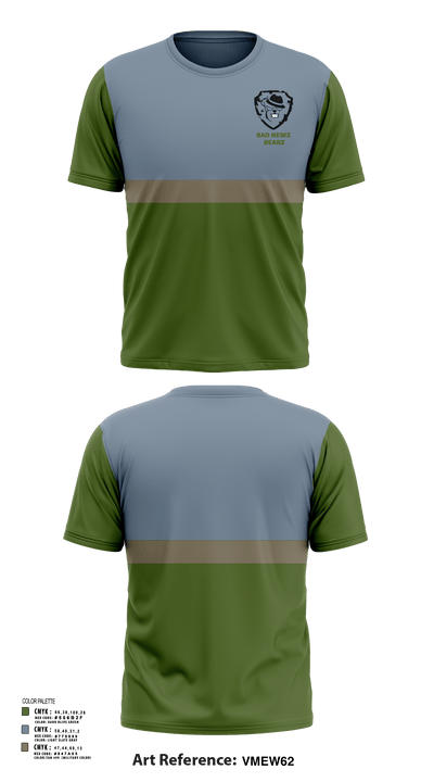 Bad Newz Bearz 58425555 Short Sleeve Performance Shirt - 1
