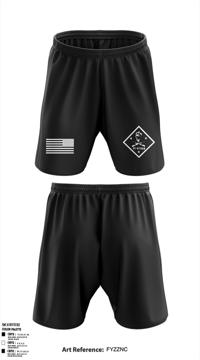 Manteca Regional SWAT 40888010 Athletic Shorts With Pockets - 1