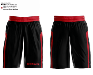 Mens Basketball Shorts, opium elite, Men's Basketball, Teamtime, Team time, sublimation, custom sports apparel, team uniforms, spirit wear, spiritwear, sports uniforms, custom shirts, team store, custom team store, fundraiser sports, apparel fundraiser