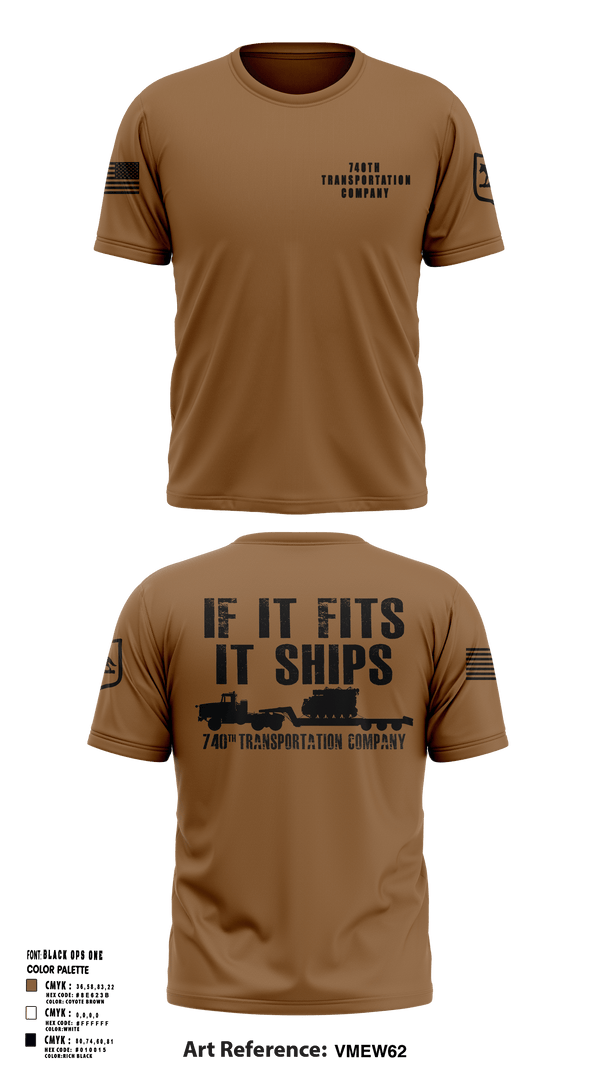 Short Sleeve Performance Shirt, 740TH TRANSPORTATION COMPANY, National Guard, Teamtime, Team time, sublimation, custom sports apparel, team uniforms, spirit wear, spiritwear, sports uniforms, custom shirts, team store, custom team store, fundraiser sports, apparel fundraiser