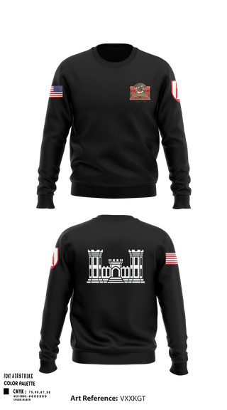 Crew Neck Sweatshirt, 612 Engineer Detachment, , Teamtime, Team time, sublimation, custom sports apparel, team uniforms, spirit wear, spiritwear, sports uniforms, custom shirts, team store, custom team store, fundraiser sports, apparel fundraiser