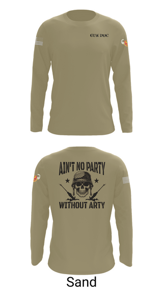 Long Sleeve Performance Shirt, 1-320th FA, Fox Battery, , Teamtime, Team time, sublimation, custom sports apparel, team uniforms, spirit wear, spiritwear, sports uniforms, custom shirts, team store, custom team store, fundraiser sports, apparel fundraiser