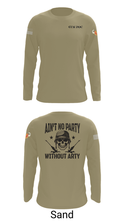 1-320th FA, Fox Battery 2295294 Long Sleeve Performance Shirt 86