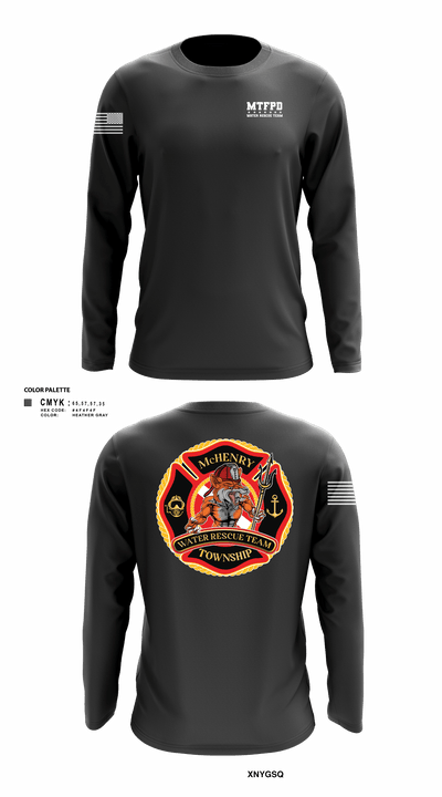 MTFPD Water Rescue Teams 62483869 Long Sleeve Performance Shirt - 5