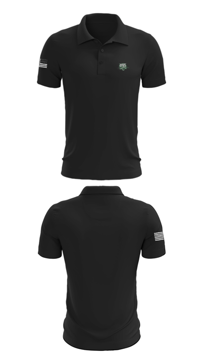 Burley High School Volleyball 52581207 Short Sleeve Performance Polo - 28