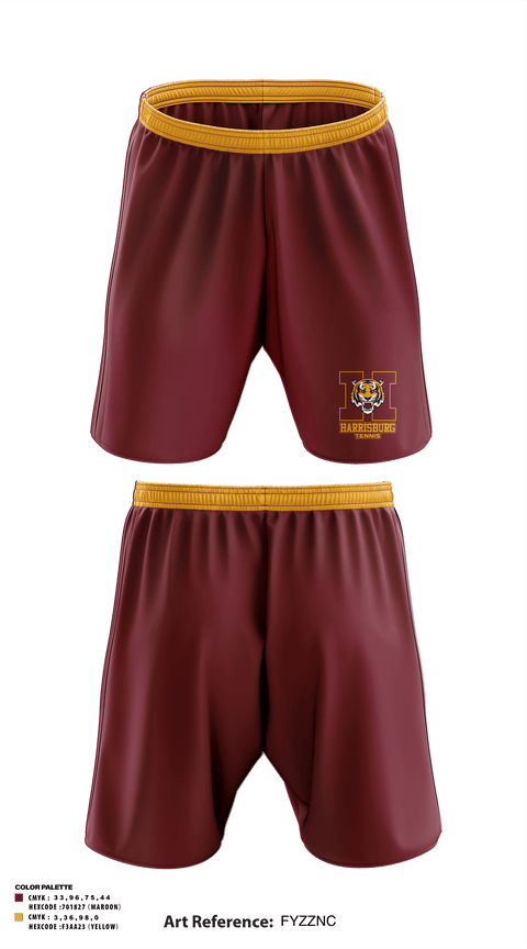 Athletic Shorts With Pockets, Harrisburg High School Tennis, Tennis, Teamtime, Team time, sublimation, custom sports apparel, team uniforms, spirit wear, spiritwear, sports uniforms, custom shirts, team store, custom team store, fundraiser sports, apparel fundraiser