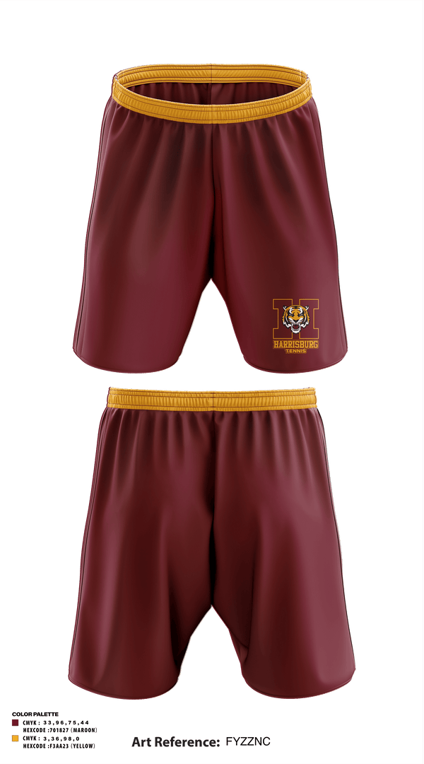 Athletic Shorts With Pockets, Harrisburg High School Tennis, Tennis, Teamtime, Team time, sublimation, custom sports apparel, team uniforms, spirit wear, spiritwear, sports uniforms, custom shirts, team store, custom team store, fundraiser sports, apparel fundraiser