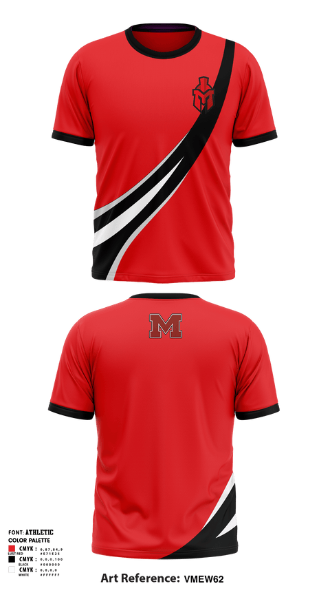 Short Sleeve Performance Shirt, Redmen, Spirit Store, Teamtime, Team time, sublimation, custom sports apparel, team uniforms, spirit wear, spiritwear, sports uniforms, custom shirts, team store, custom team store, fundraiser sports, apparel fundraiser
