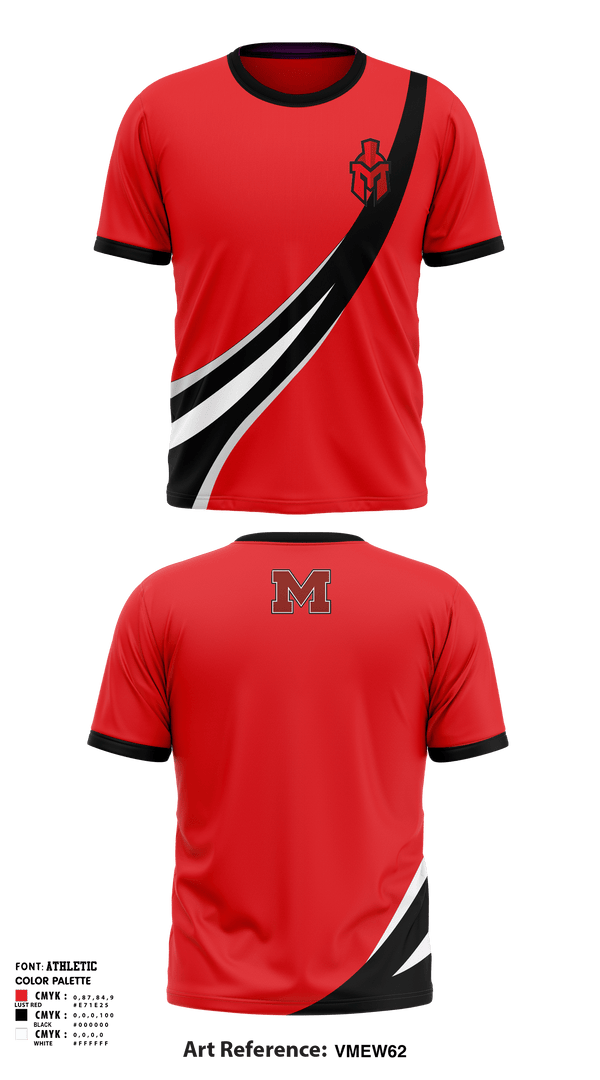 Short Sleeve Performance Shirt, Redmen, Spirit Store, Teamtime, Team time, sublimation, custom sports apparel, team uniforms, spirit wear, spiritwear, sports uniforms, custom shirts, team store, custom team store, fundraiser sports, apparel fundraiser