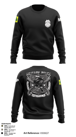 Crew Neck Sweatshirt, 307TH Military Police Company, , Teamtime, Team time, sublimation, custom sports apparel, team uniforms, spirit wear, spiritwear, sports uniforms, custom shirts, team store, custom team store, fundraiser sports, apparel fundraiser