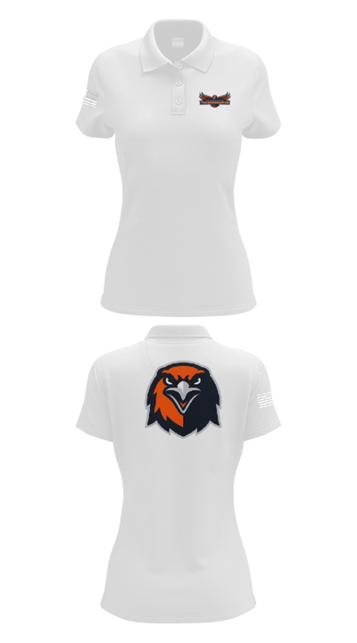 Thunderhawks 38651348 Women's Short Sleeve Performance Polo  - 17