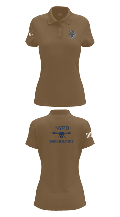 NYPD TARU 76375365 Women's Short Sleeve Performance Polo  - 14