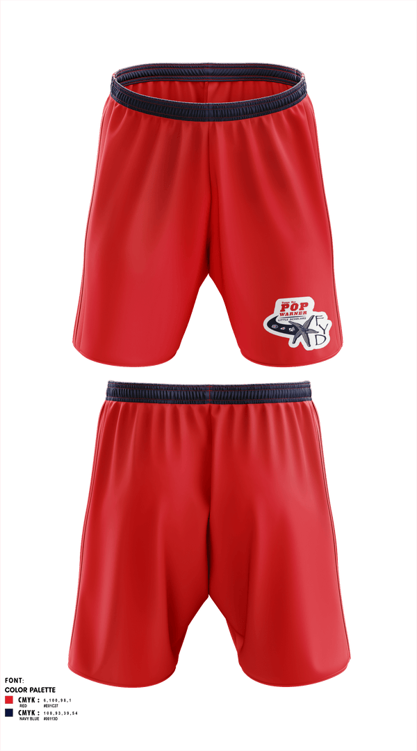 Athletic Shorts With Pockets, FYD Tampa Bay Pop Warner, Football, Teamtime, Team time, sublimation, custom sports apparel, team uniforms, spirit wear, spiritwear, sports uniforms, custom shirts, team store, custom team store, fundraiser sports, apparel fundraiser