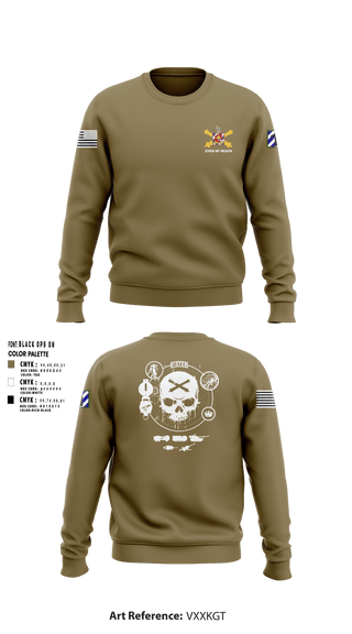 Crew Neck Sweatshirt, 1-41 FA, Army, Teamtime, Team time, sublimation, custom sports apparel, team uniforms, spirit wear, spiritwear, sports uniforms, custom shirts, team store, custom team store, fundraiser sports, apparel fundraiser