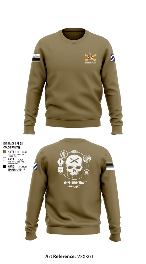 Crew Neck Sweatshirt, 1-41 FA, Army, Teamtime, Team time, sublimation, custom sports apparel, team uniforms, spirit wear, spiritwear, sports uniforms, custom shirts, team store, custom team store, fundraiser sports, apparel fundraiser