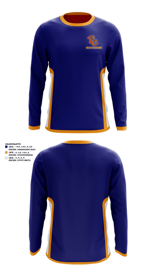Long Sleeve Performance Shirt, Peach Clobbers, Baseball, Teamtime, Team time, sublimation, custom sports apparel, team uniforms, spirit wear, spiritwear, sports uniforms, custom shirts, team store, custom team store, fundraiser sports, apparel fundraiser
