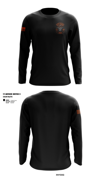 Yougstown Steel hammerz 95507834 Long Sleeve Performance Shirt - 1