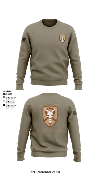 Crew Neck Sweatshirt, 1st Platoon, 423 TC1st Platoon, 423 TC, Army, Teamtime, Team time, sublimation, custom sports apparel, team uniforms, spirit wear, spiritwear, sports uniforms, custom shirts, team store, custom team store, fundraiser sports, apparel fundraiser