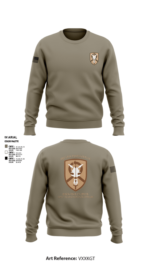 Crew Neck Sweatshirt, 1st Platoon, 423 TC1st Platoon, 423 TC, Army, Teamtime, Team time, sublimation, custom sports apparel, team uniforms, spirit wear, spiritwear, sports uniforms, custom shirts, team store, custom team store, fundraiser sports, apparel fundraiser