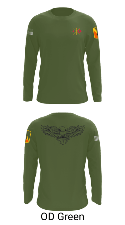 USASA BELVOIR 16372072 Long Sleeve Performance Shirt - 46