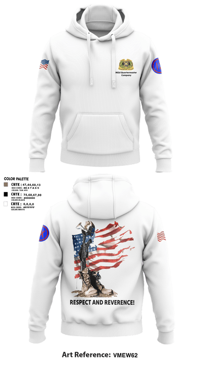 962D QUARTERMASTER COMPANY (MORTUARY AFFAIRS) 48662806 Hoodie - 8