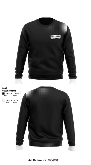 Crew Neck Sweatshirt, BROADWAY, Men's Volleyball, Teamtime, Team time, sublimation, custom sports apparel, team uniforms, spirit wear, spiritwear, sports uniforms, custom shirts, team store, custom team store, fundraiser sports, apparel fundraiser