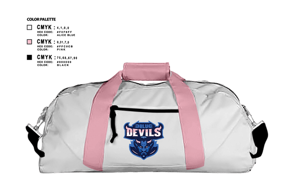 Duffle Bag, Blue devils, Football, Teamtime, Team time, sublimation, custom sports apparel, team uniforms, spirit wear, spiritwear, sports uniforms, custom shirts, team store, custom team store, fundraiser sports, apparel fundraiser